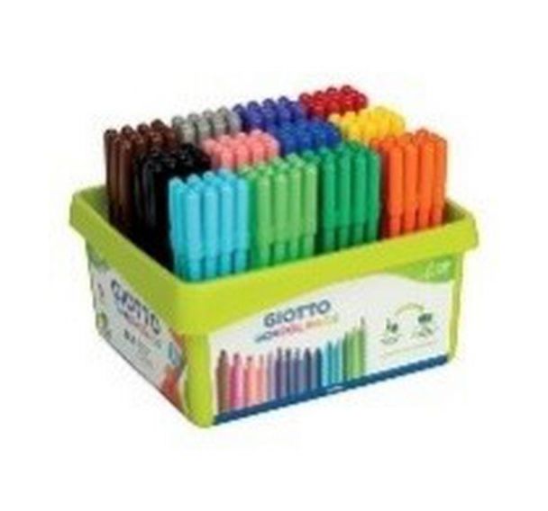 Schoolpack 144 feutres Turbocolor Giotto pointe 2.8 mm