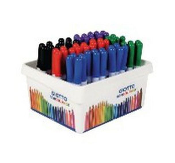 Schoolpack 60 feutres Robercolor Giotto pointe ogive moyenne Ø 4 mm