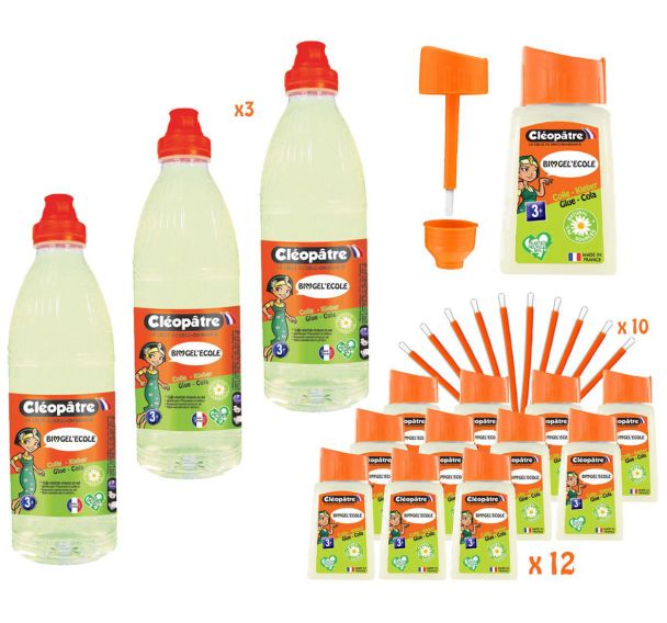 Schoolpack colle gel végétale super épaisse Biogel école