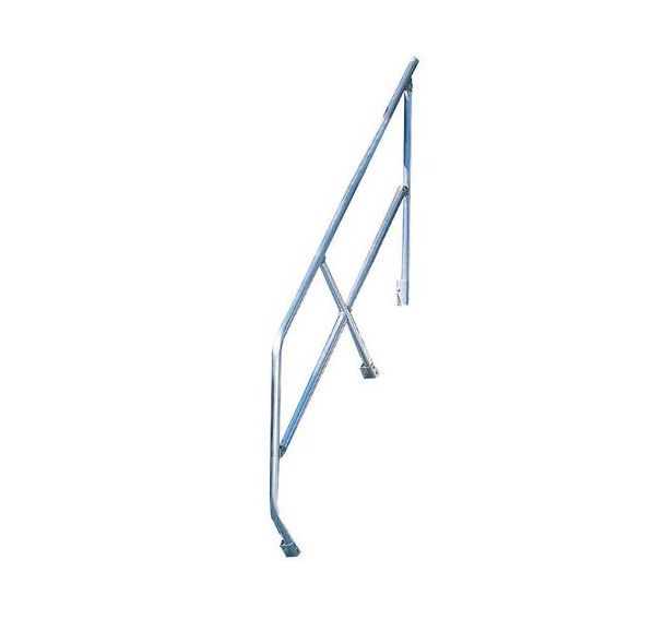 Seconde main courante pour escalier inclinaison 60° - Tubesca