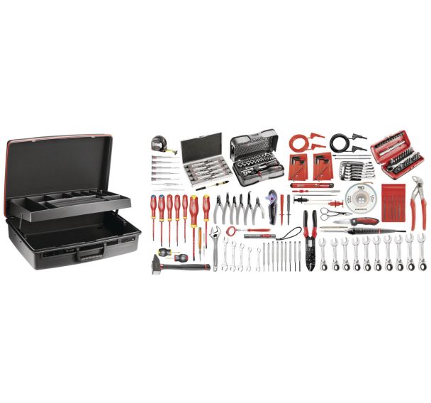 Sélection de 172 outils électricien et valise BV.21ST