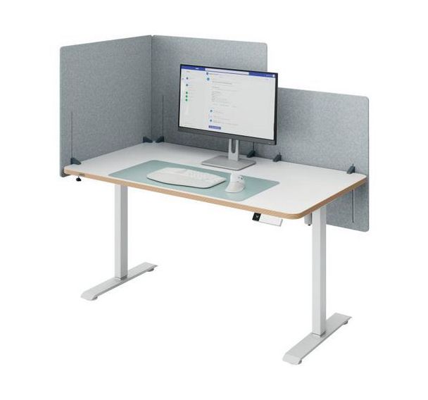 Séparateur bureau ajustable gris - Leitz