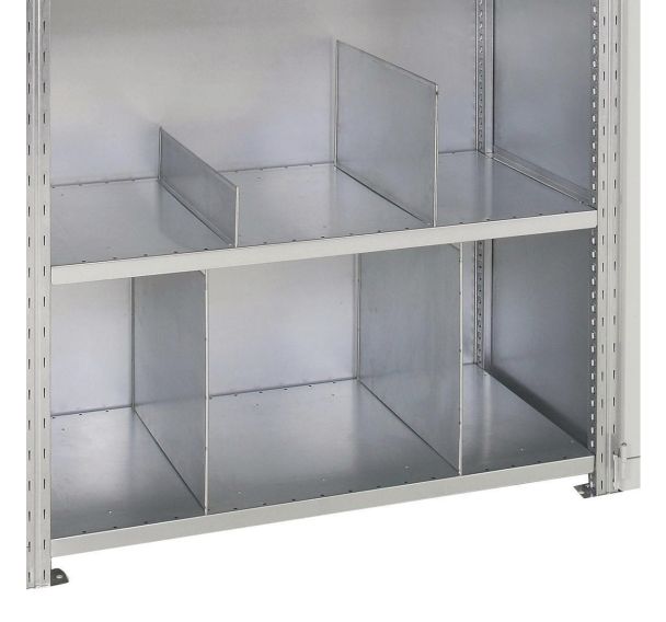 Séparation basse pour rayonnage Advance 500x150 mm galva
