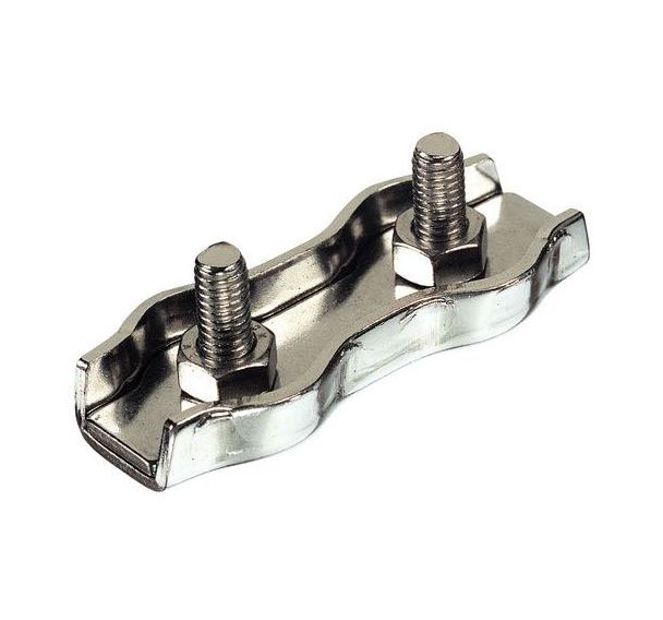 Serre-câble plat en acier - 2 à 6 mm