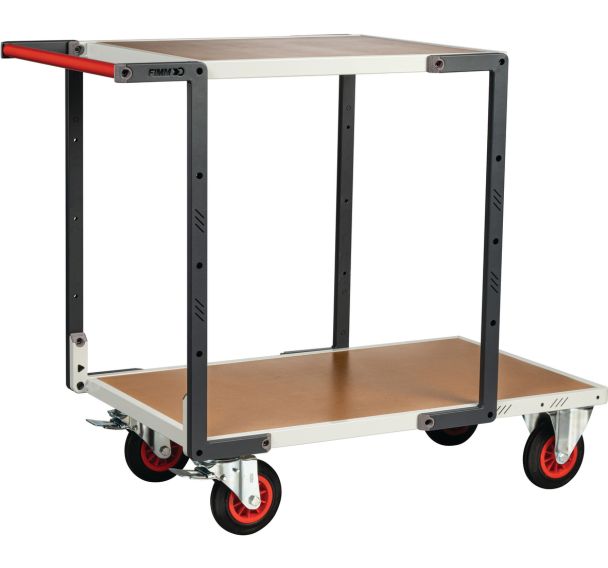 Servante flat-pack à plateaux en bois médium - CMU 400kg - FIMM