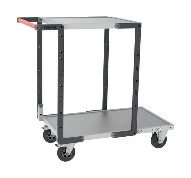 Servante montée à plateaux en tôle galva - Capacité 250kg - FIMM