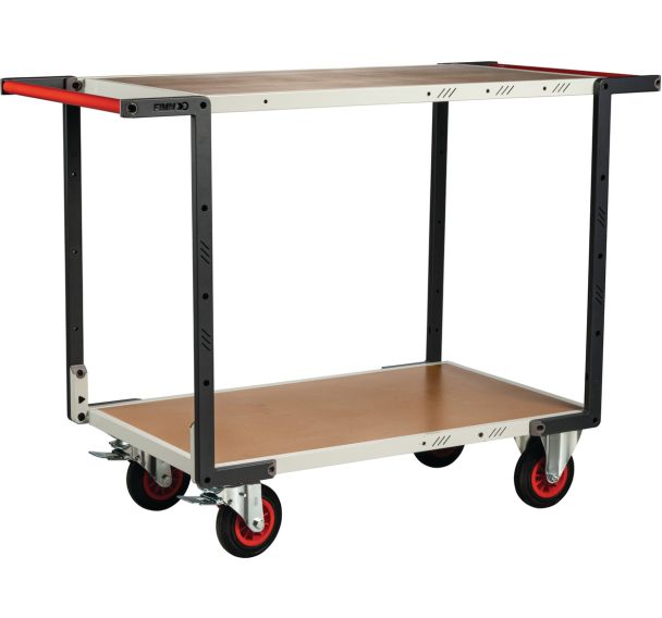 Servante montée à plateaux en tôle galva - Capacité 400kg - FIMM