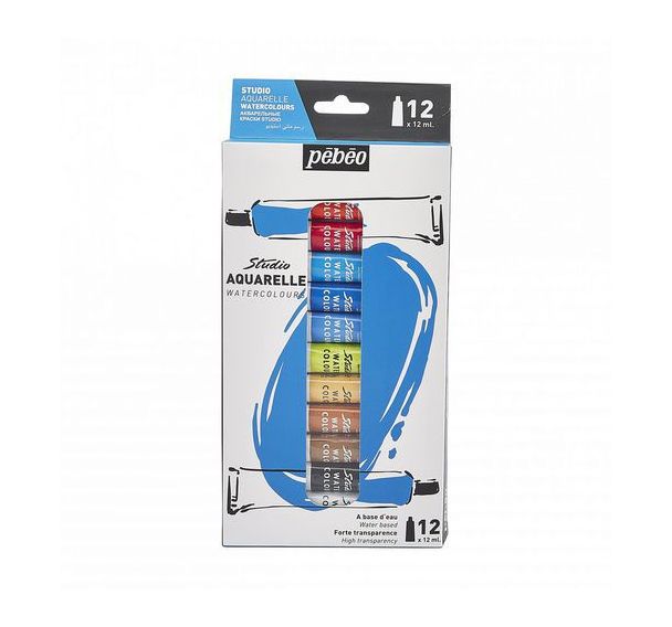 Set Aquarelle Studio tubes 12x12 ml