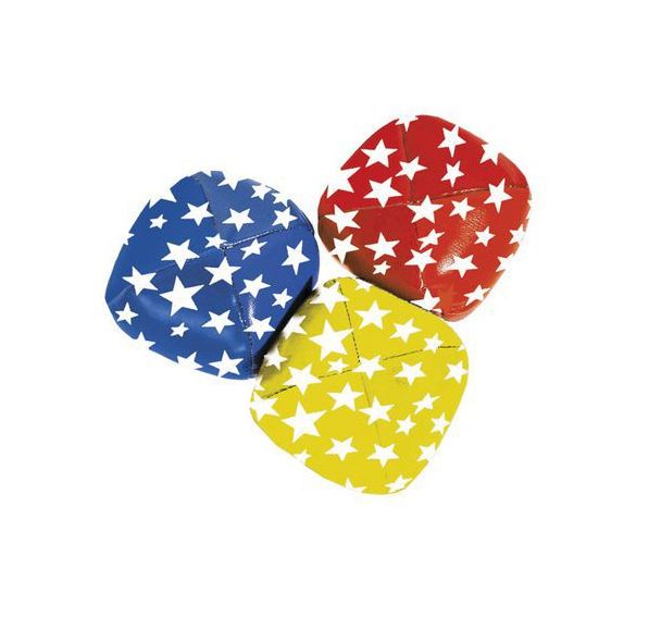 Set de 3 balles de jonglage - 80g - Multicolore