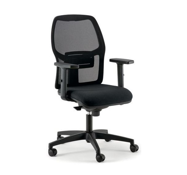 Siège de bureau résille accoudoirs réglables - Quadrifoglio