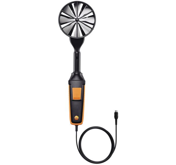 Sonde à hélice (Ø 100 mm, numérique)-avec capteur de température-Testo