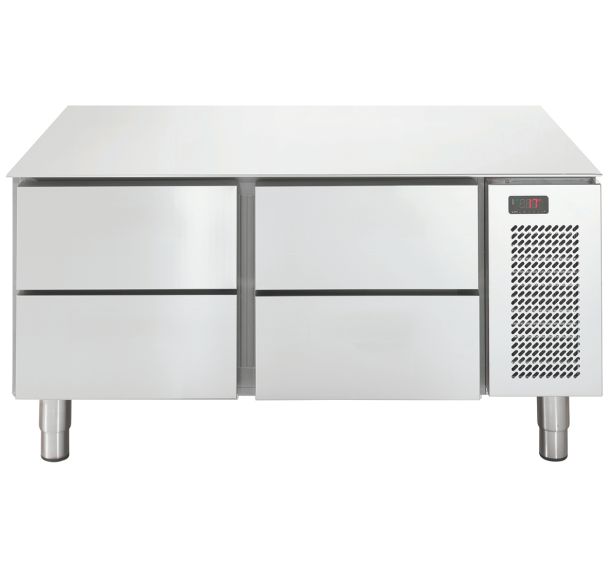 Soubassement réfrigéré GN1/1 négatif 4 tiroirs LINEAR SNACK+