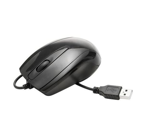 Souris ECO optique filaire USB noire - Manutan Expert