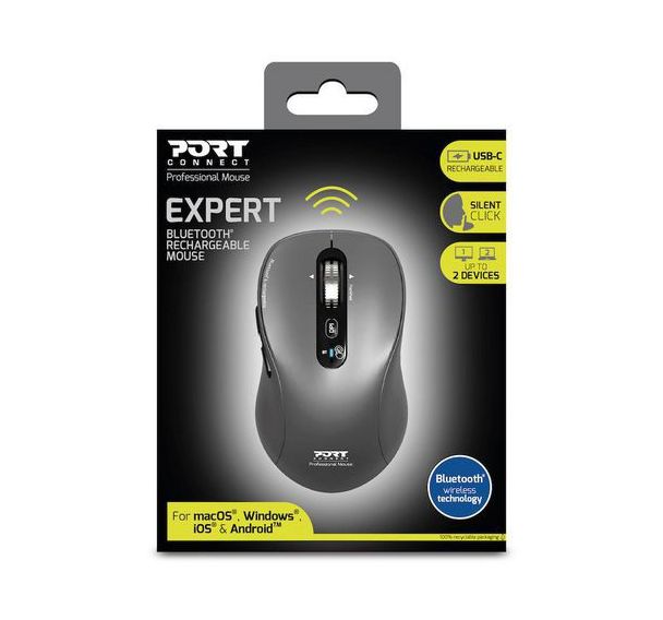 Souris PRO silencieuse Bluetooth rechargeable PURE MAC