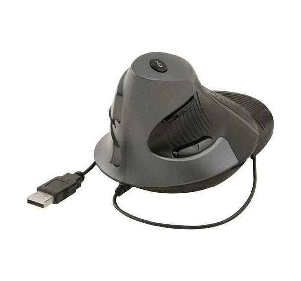 Souris verticale V200-U-B Noir - Dacomex
