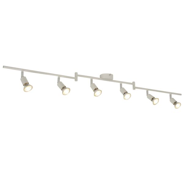 Spot métal ANDY H10 cm blanc mat Corep