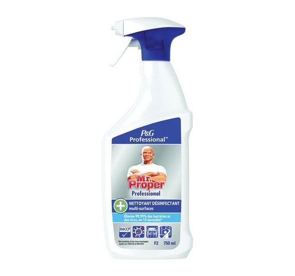 Spray nettoyant et désinfectant multi-surfaces 750 mL