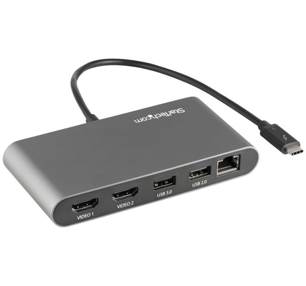 Station d'accueil Mini Dock Thunderbolt 3 TB3DKM2HDL - StarTech