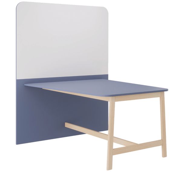 Station de travail Blois avec surface blanche - Enond Mobilier