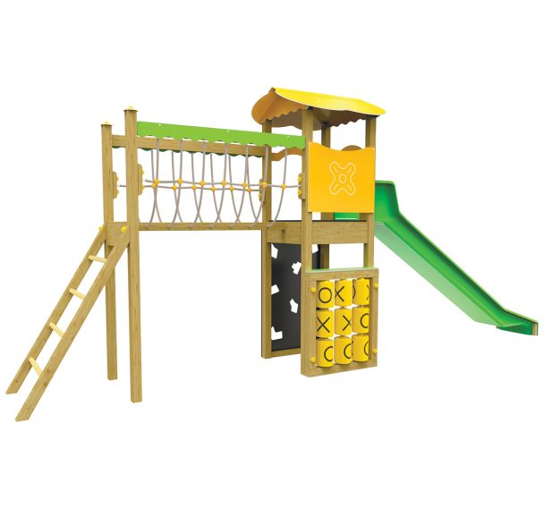 Structure multi-activités BOUTON D'OR JUNIOR bois/polyester - Procity