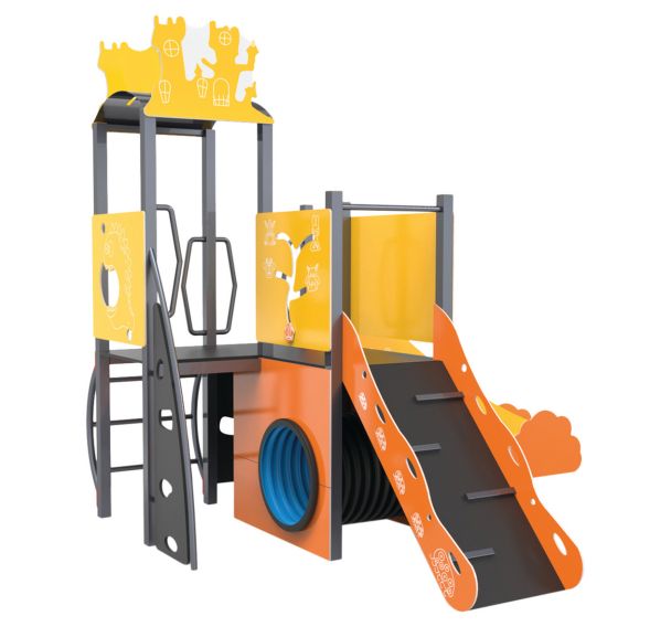 Structure multi-activités CACHE CACHE MONSTRE acier/polyester Procity