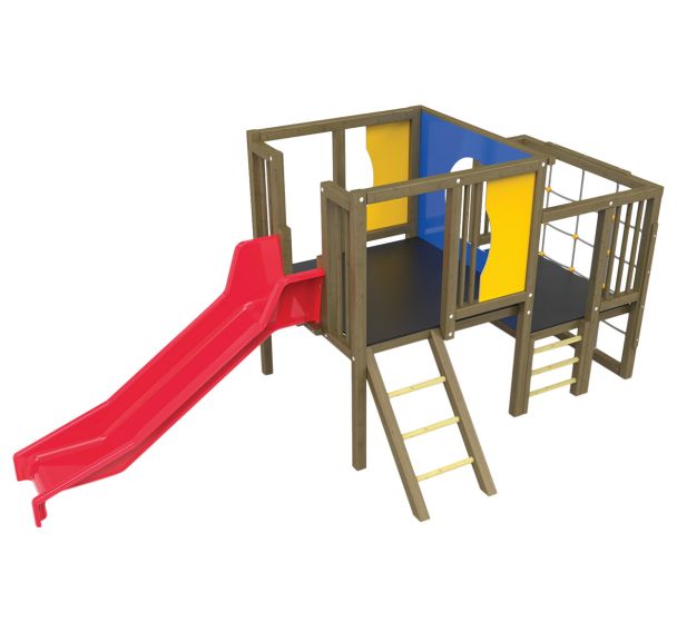 Structure multi-activités PARK CORSAIRE bois/polyester - Procity
