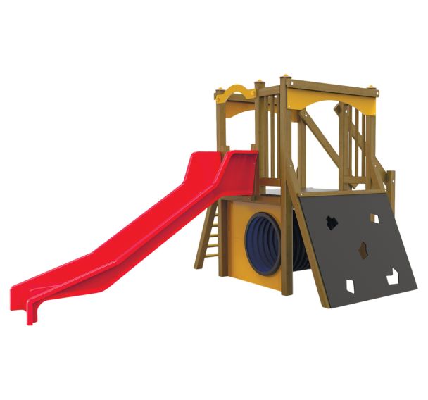 Structure multi-activités PARK PITCHOUNETTE bois/polyester - Procity