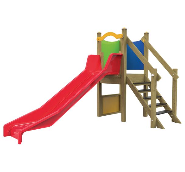 Structure multi-activités SQUARE bois/polyester - Procity
