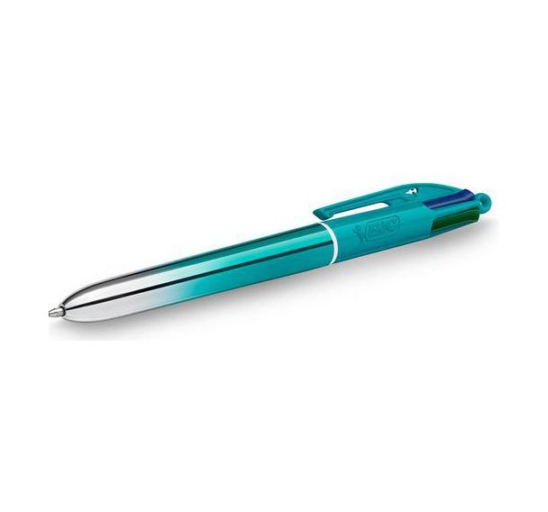 Stylo bille 4 couleurs Smooth encre ultra-glissante - Bic