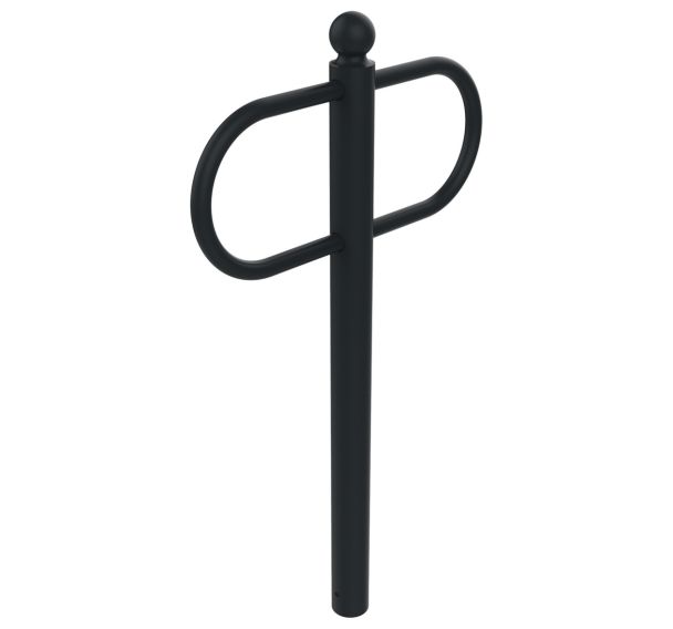 Support-vélos PARKEA 2 oblongs tête boule métal - Buton Design