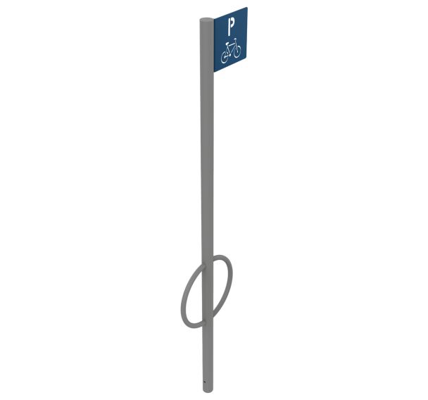 Support-vélos PARKEA double mât tête plate métal - Buton Design