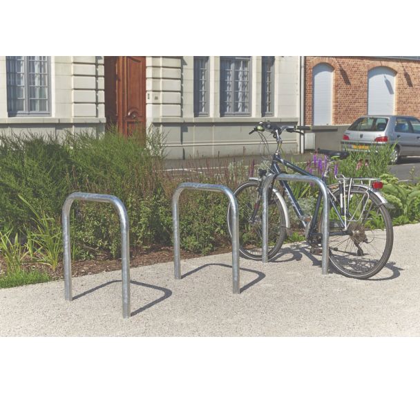 Support cycles arceau Anti-glissement - 2 places