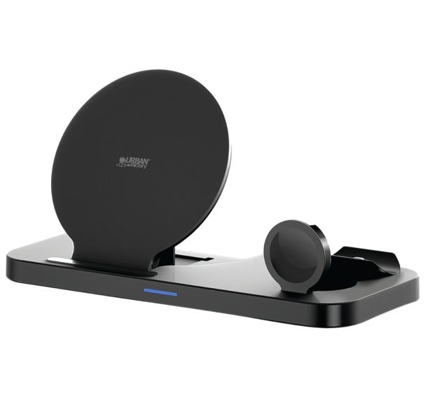 Support de charge sans fil 3 en 1 à induction POWEE 15W - Urban Factory