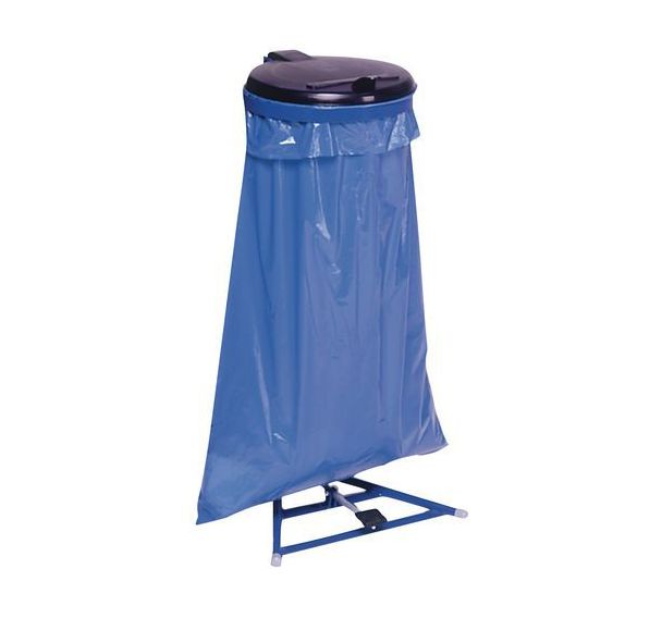 Support fixe pour sac-poubelle 120 L avec pédale