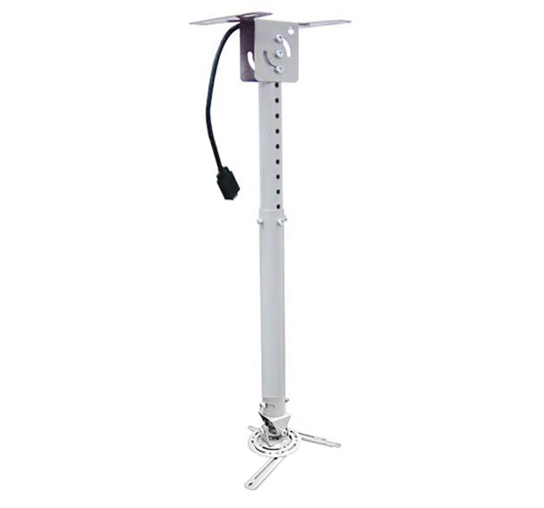 Support plafond universel vidéoprojecteur Blanc - Abtus