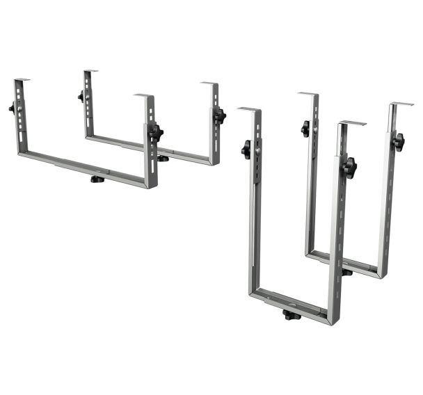 Support unité centrale horizontal ou vertical réglable Alu - Dataflex
