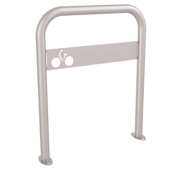 Support vélos Ø 50 mm signalétique sur platines - Procity