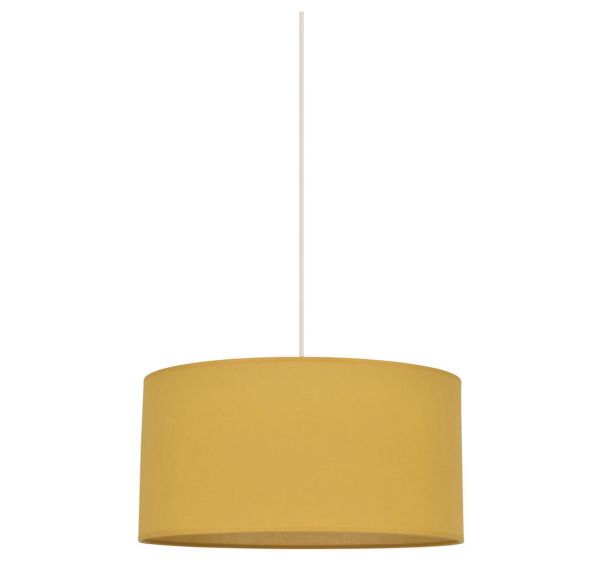 Suspension cylindre en coton uni - Corep