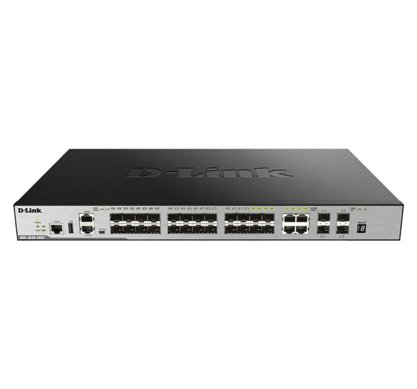 Switch administrable L3 28 ports SFP - D-Link