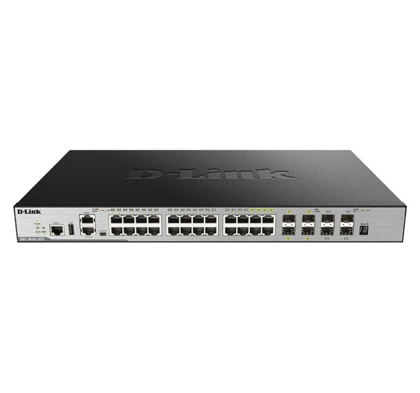 Switch Gigabit administrable L3 28 ports - D-Link
