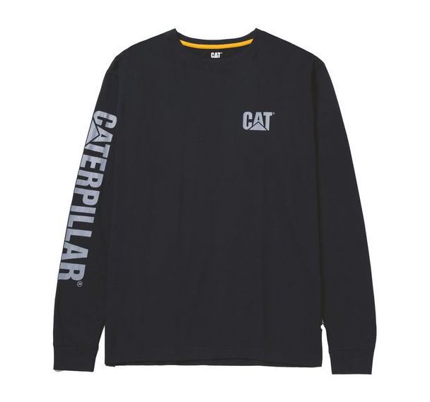 T-shirt à manches longues banner navy 1510034 - Caterpillar