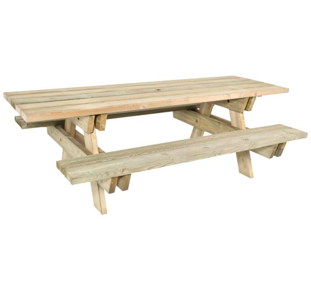 Table-bancs en bois Bréhat - Manutan Expert