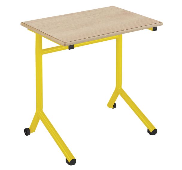 Table scolaire roulettes Atlas T3 à T6 chants alaisés - Manutan Expert