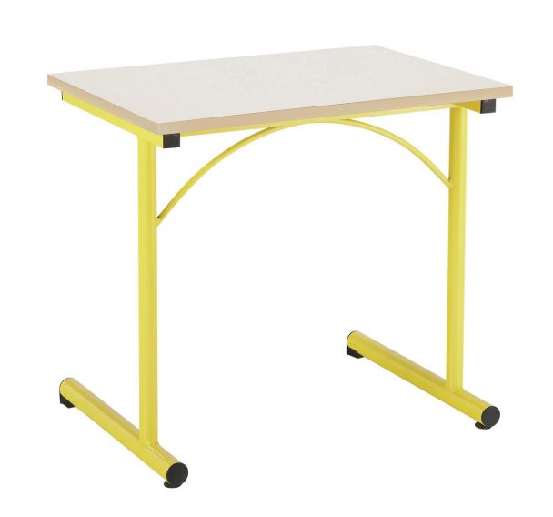Table scolaire fixe Atlas II T3 à T6 chants alaisés - Manutan Expert