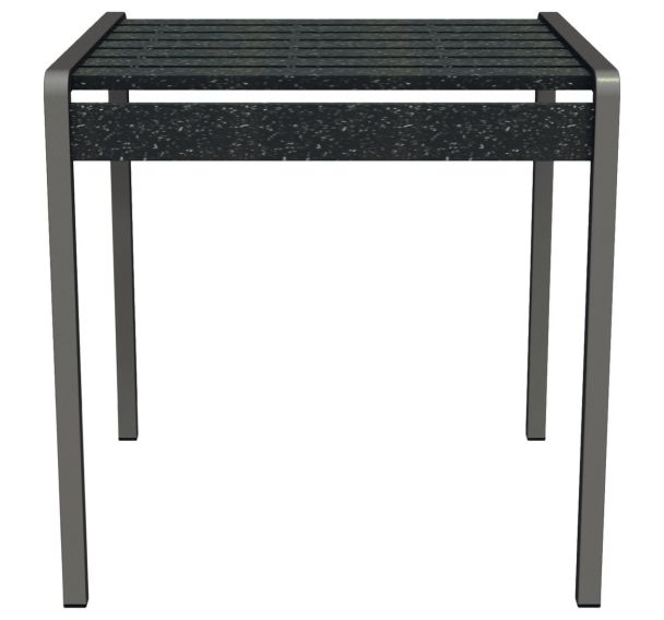 Table carrée Chardonnay Ipra/alu - Urbemob