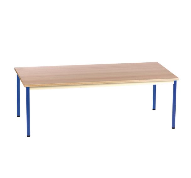 Table Chloé rectangulaire plateau hêtre 4 pieds - Mobidecor