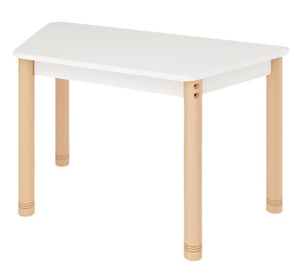 Table Classik trapézoïdale réglable T0 à T3 piètement bois hêtre