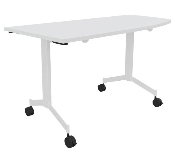Table Eureka abattante angle droit intégré 150x70 cm - Buronomic