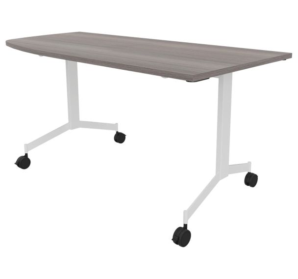 Table Eureka abattante angle gauche intégré 170x80 cm - Buronomic