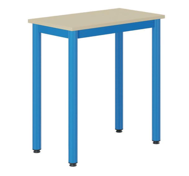 Table Lyra 70 40 cm T6 pieds mélaminé chants polypropylène - Mobidecor